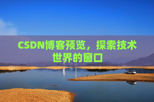 CSDN博客预览，探索技术世界的窗口
